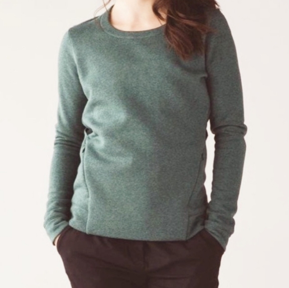 Lululemon Athletica Cut-Out Back Sweatshirt - Picture 1 of 9